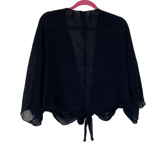 Sonoma Women’s Black Toe Front Ruana Viscose- One Size NWT - Picture 3 of 10